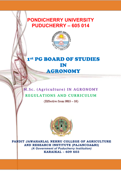 277317821-pondicherry-university-puducherry-605-014-1st-pg-board-of-studies-in-agronomy-m