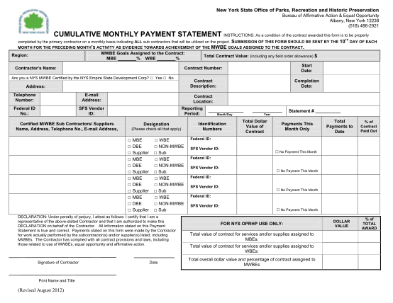 27743145-fillable-nys-office-of-parks-recreation-and-historic-preservation-contractors-payment-statement-form-parks-ny