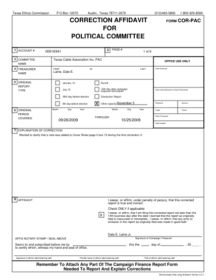 27753281-box-12070-austin-texas-78711-2070-512463-5800-correction-affidavit-for-political-committee-1-account-2-00016341-3-committee-name-first-cor-pac-1-of-9-texas-cable-association-inc