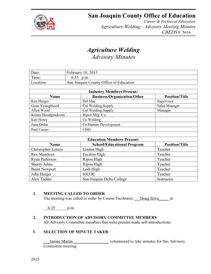 277569867-agriculture-welding-advisory-minutes-sjcoeorg