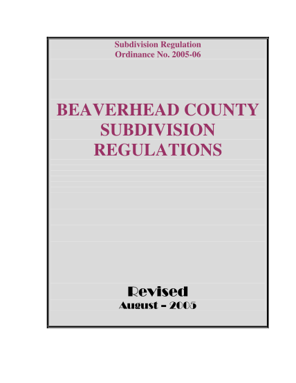 27766165-beaverhead-county-subdivision-regulations-beaverheadcounty