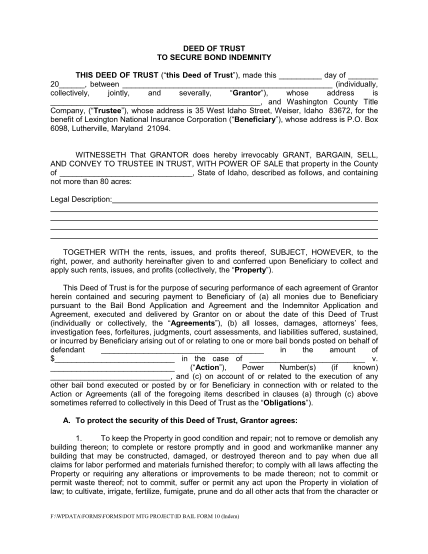 99 Sample Deed Of Trust Form Page 2 Free To Edit Download And Print Cocodoc 5429