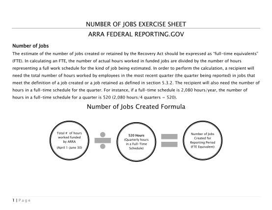277738985-number-of-jobs-exercise-sheet-arra-federal-reporting-bie