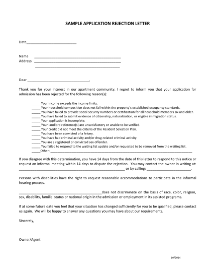 277794297-sample-application-rejection-letter-housing-compliance-rentalcompliance