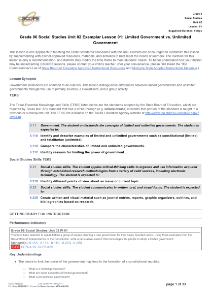 278003363-grade-6-social-studies-unit-02-lesson-01-suggested-duration-5-days-grade-06-social-studies-unit-02-exemplar-lesson-01-limited-government-vs