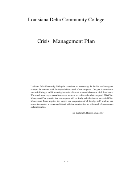 278020197-louisiana-delta-community-college-crisis-management-plan-ladelta