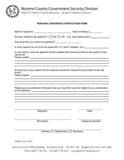 27809611-personal-reference-verification-form-broome-county