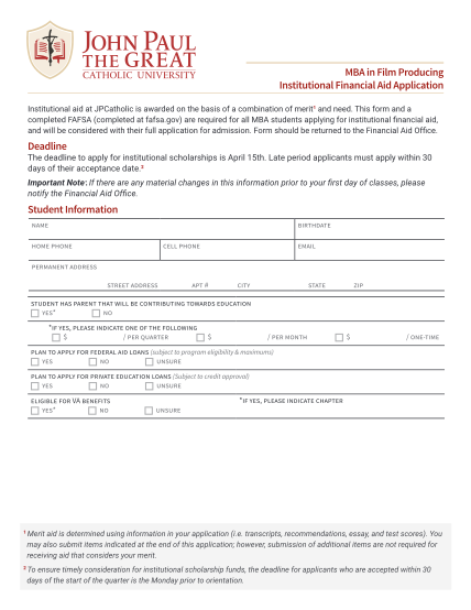 278102137-mba-in-film-producing-institutional-financial-aid-application