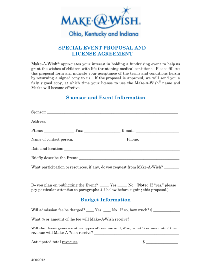 278212828-special-event-proposal-and-license-agreement-oki-wish