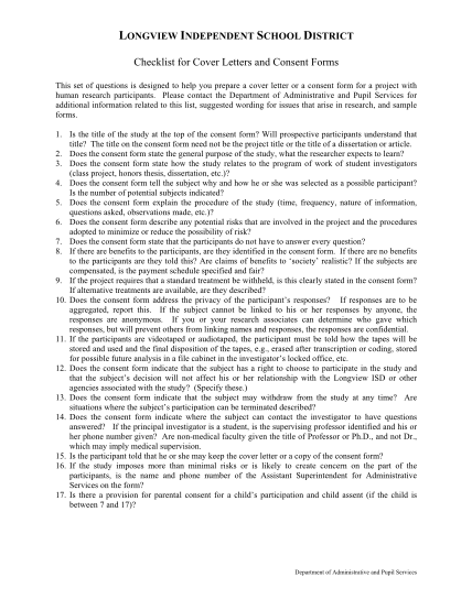 278434453-checklist-for-cover-letters-and-consent-forms-lisdorg