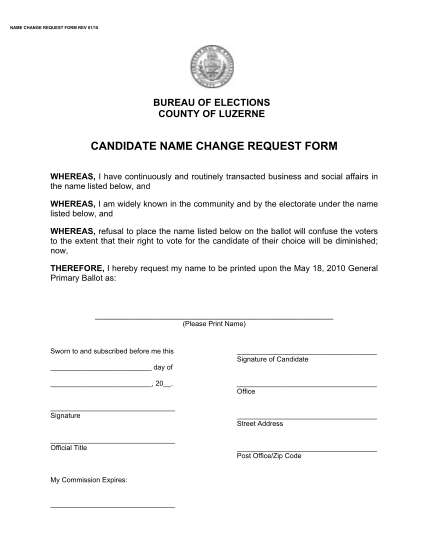 27857242-candidate-name-change-request-form-luzerne-county-luzernecounty
