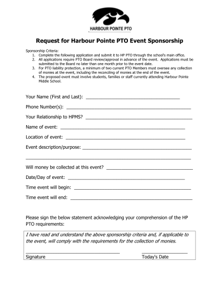278625555-request-for-harbour-pointe-pto-event-sponsorship