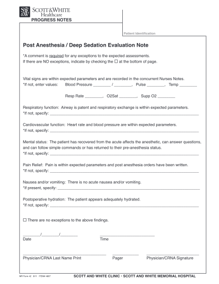 278705814-post-anesthesia-deep-sedation-evaluation-note-sw