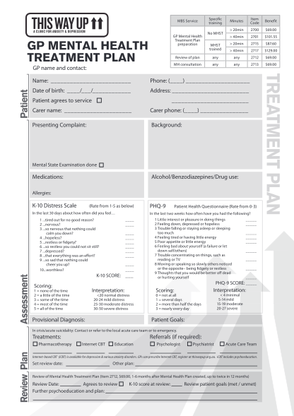 93 Mental Health Treatment Plan Template Download Page 5 Free To Edit 