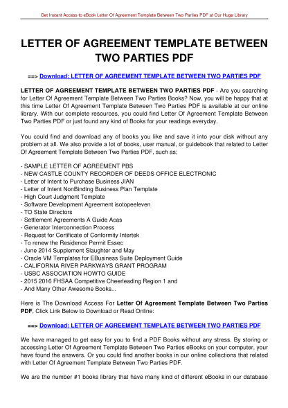 278749799-letter-of-agreement-template-between-two-parties-letter-of-agreement-template-between-two-parties