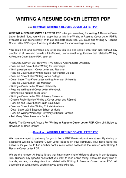 278794995-writing-a-resume-cover-letter-writing-a-resume-cover-letter