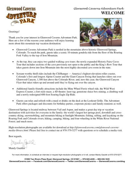 278940817-media-welcome-letter-introductory-letter-to-media-about-glenwood-caverns-adventure-park-glenwood-springs-colorado