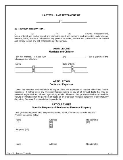 2792527-ma-511rpdf-massachusetts-mutual-wills-or-last-will-and-testaments-for-man-and-woman-living-together-not-married-with-minor-children