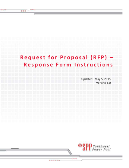 279739701-request-for-proposal-rfp-response-form-instructions-spp