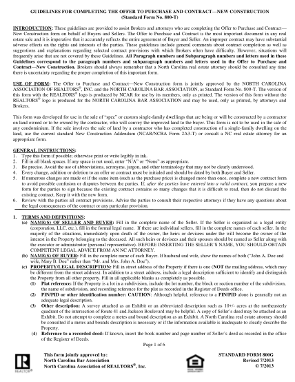 27974537-form-2g-guidelines-for-completing-offer-to-purchasecontract-ncrealtors