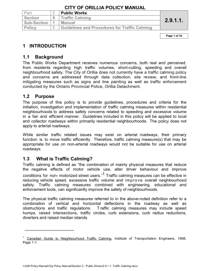 280014020-city-of-orillia-policy-manual-part-2-public-works-section-orillia