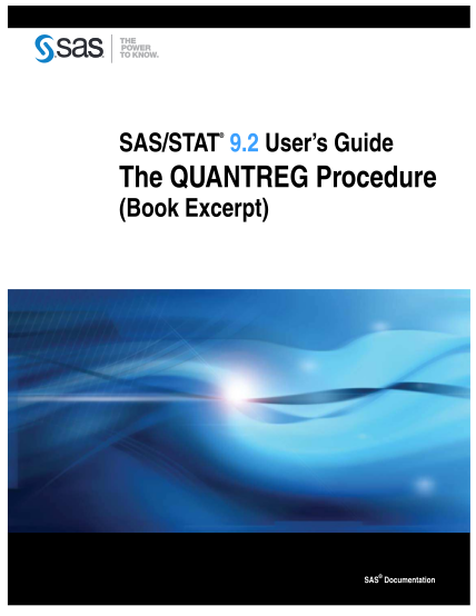 280750-statugquantreg-sas-stat-92-users-guide-the-quantreg-procedure-book-various-fillable-forms