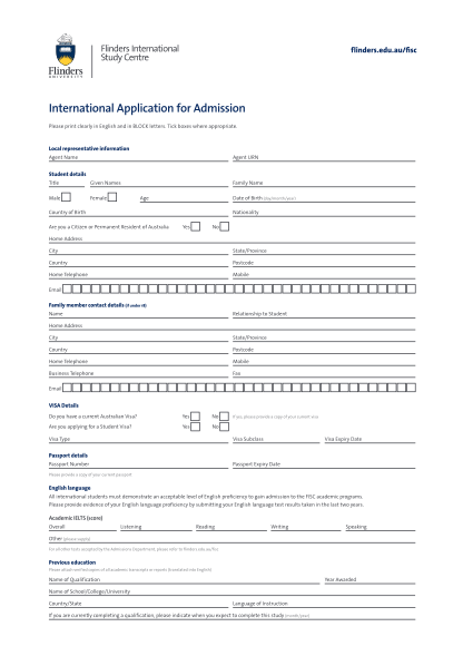 281451407-aufisc-international-application-for-admission-please-print-clearly-in-english-and-in-block-letters