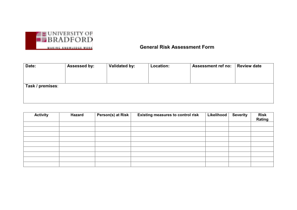 281837987-general-risk-assessment-form-bradacuk-brad-ac