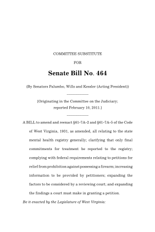 28215981-senate-bill-no-464-west-virginia-legislature