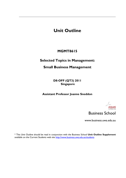28242423-unit-outline-mgmt8516-selected-topics-in-management-small-business-management-qt3-2011