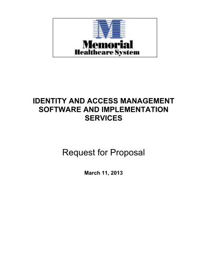 28271077-request-for-proposal-memorial-healthcare-system