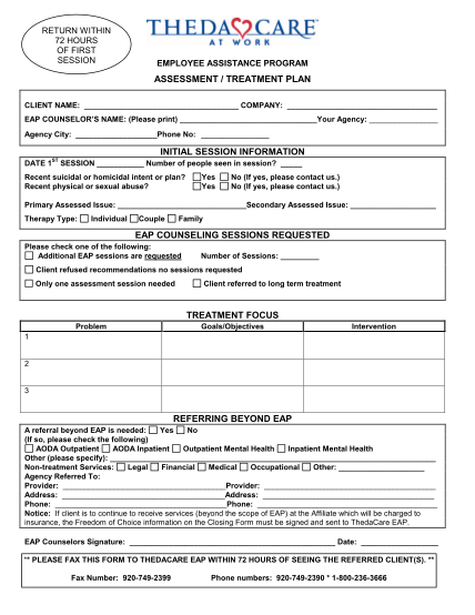 28290417-assessment-and-treatment-form-thedacare-thedacare