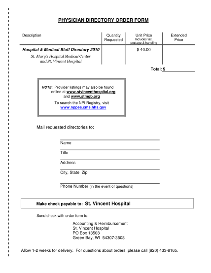 28290955-physician-directory-order-form-st-maryamp39s-hospital-stmgb