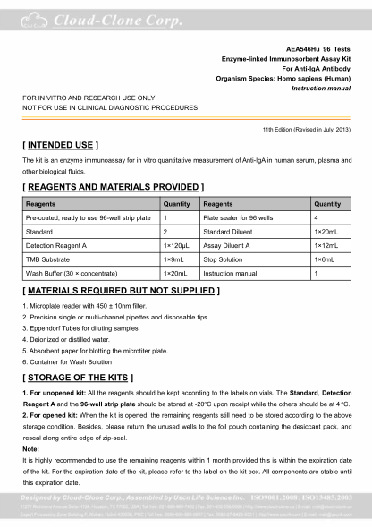 283028588-elisa-kit-for-anti-iga-antibody-instruction-manual-catalog-noaea546hu