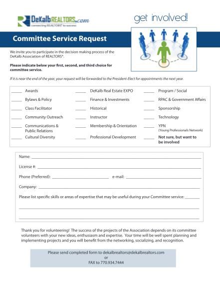 283689624-committee-service-request-dekalb-realtors
