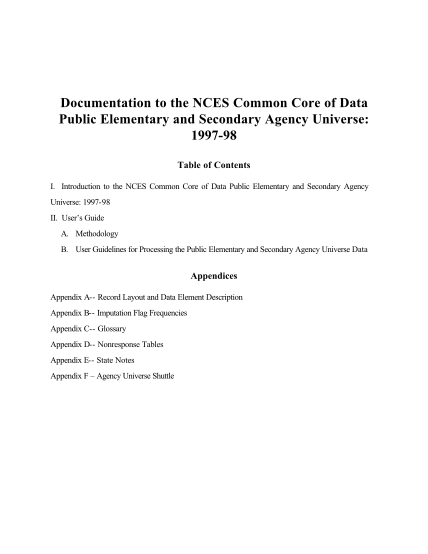 283727368-documentation-to-the-nces-common-core-of-data-public-elementary-and-secondary-agency-universe-local-education-agency-school-district-universe-survey-data-documentation-cms031600-sodapop-pop-psu