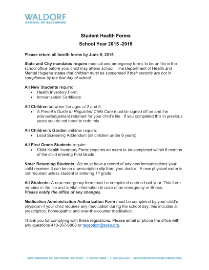 283743233-student-health-forms-school-year-2015-2016-waldorfschoolofbaltimore