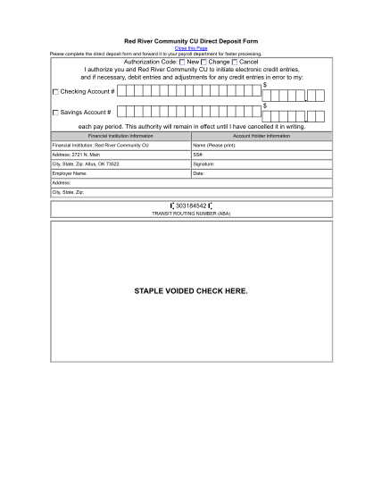 28391142-fillable-direct-deposit-form-red-river-federal-credit-union