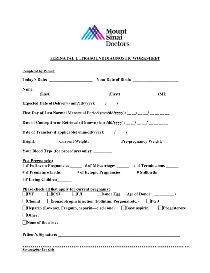 284085222-perinatal-ultrasound-diagnostic-worksheet-mountsinai