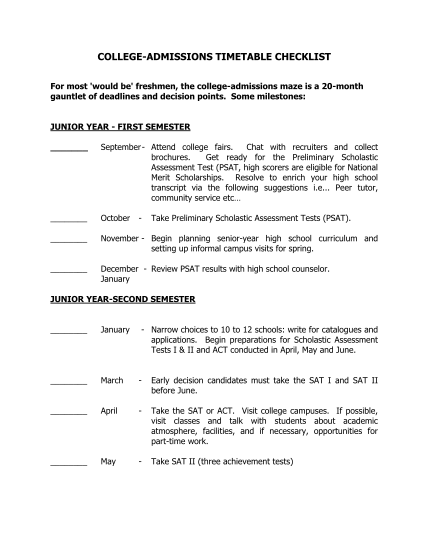 284132009-college-admissions-timetable-checklist