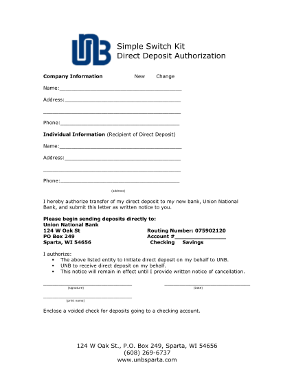 28439505-direct-deposit-authorization-form-union-national-bank-amp-trust-co