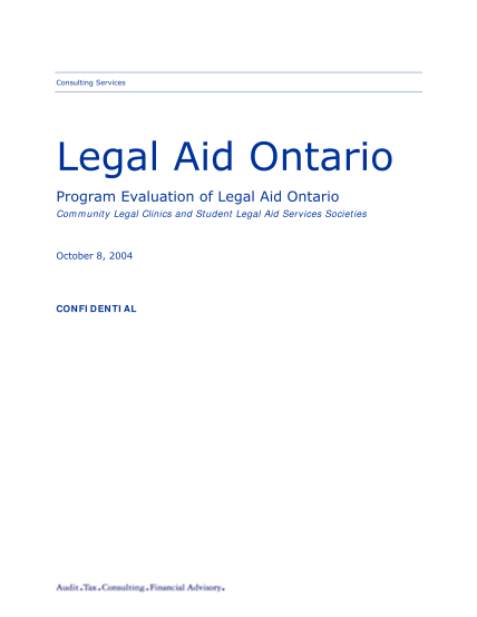 284439461-program-evaluation-of-legal-aid-ontario-community-legal-clinics-legalaid-on
