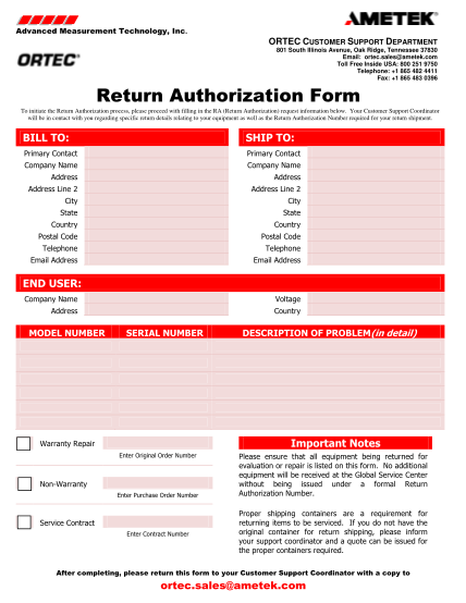 284563246-return-authorization-form-blank-ortec-onlinecom