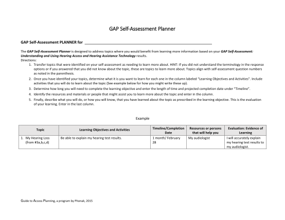 284597276-gap-self-assessment-planner-phonak