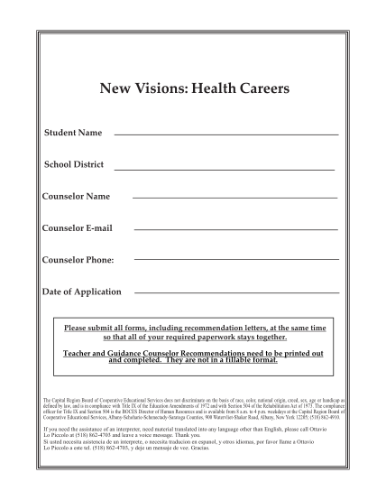 284619323-new-visions-health-careers-application-pdf-capital-region
