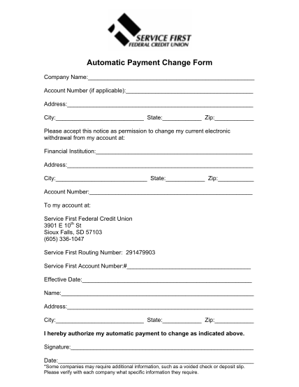 28472208-automatic-payment-change-form-service-first-federal-credit-union