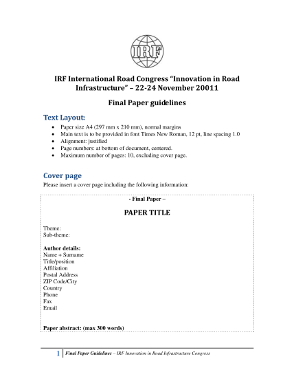 284911484-final-paper-irfnetch