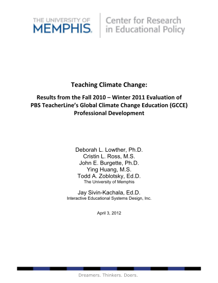 28498505-evaluation-of-pbs-teacherlineamp39s-global-climate-change-education-pbs