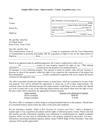 285602691-sample-offer-letter-improvements-county-acquisition-page-1-of-2-ftp-dot-state-tx