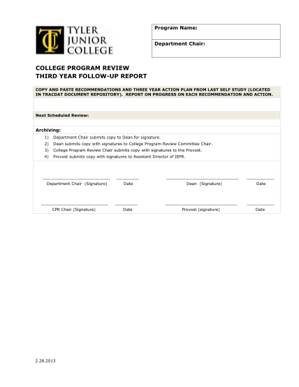 285741004-college-program-review-third-year-follow-up-report-tjc
